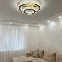 لوستر کهکشانی سقفی ، دارای ریموت. لوستر کریستالی|لوستر و چراغ آویز|ری, عباس‌آباد|دیوار