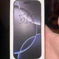 یک عدد ایفون ۱۶ پرو مکس ۵۱۲ و یه خط کد پنج