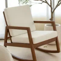 صندلی راک چوبی