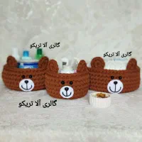سبد تریکو باکس نظم دهنده سیسمونی کودک مدل خرسس تدی|اسباب و اثاث بچه|تهران, فلسطین (میدان انقلاب)|دیوار