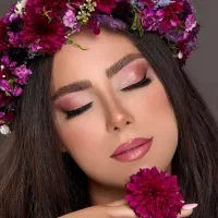 میکاپ و شنیون با متریال باکیفیت