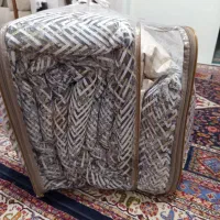 رو تختی الحاف۲۳۰x۲۰۰  کوسن ۴۰x۴۰ رو بالشی ۵۰x۶۴