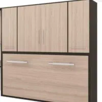 تخت خواب تاشو با کمد جدا وتشک|تخت و سرویس خواب|تهران, درب دوم|دیوار