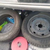 لاستیک پژو سایز 14 بارز با رینگ فابریک