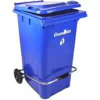 سطل زباله 240 لیتری چرخدار و پدالدار گودبین