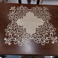 رومیزی چرم اکلیلی خارجی با آستر نمدی|پرده، رانر، رومیزی|رشت, گلباغ نماز|دیوار