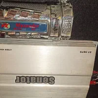 آمپلی فایر و ب همراه خازن و سیم کشی کامل