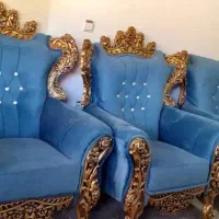 فروش فوری مبل هفت نفره شیک و تمیز در حد نو|مبلمان خانگی و میز عسلی|نوشهر, |دیوار