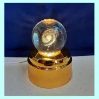 هدیه گوی کریستالی چرخشی طرح فضایی