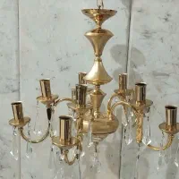 لوستر آب طلا در حد نو به بالاترین قیمت|لوستر و چراغ آویز|مشهد, احمدآباد|دیوار