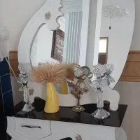 بوفه. آینه کنسول . سینگ و کابینت بالا