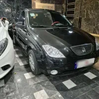 تیبا ۲ مدل ۹۷  مشکی متالیک  بدون رنگ و تصادف