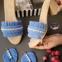 صندل مکرومه|کیف، کفش، کمربند|سنندج, |دیوار