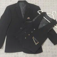 کت و جلیقه مشکی