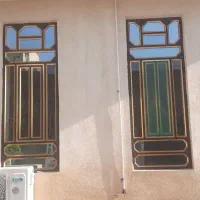 سه عدد پنچره ویک عدد درب المنیوم چکشی در حد نو