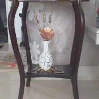 میز تلفن چوبی