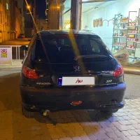 پژو ۲۰۶ تیپ ۵ مدل ۱۳۹۳ مشکی رخ اسپرت
