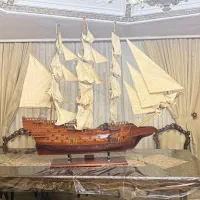 کشتی نفیس چوب کاردست