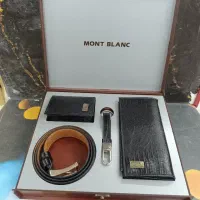 ست کیف و کمربند چرم طبیعی پانو