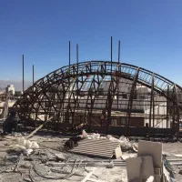 جوشکاری سیار نبشی کشی سردر سقف کاذب نما رومی