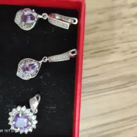 ست گوشواره و پلاک نقره|جواهرات|رشت, دیلمان|دیوار