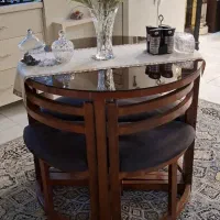 میز نهارخوری کم جا ۴ نفره