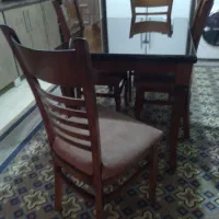 میزناهارخوری ۴ نفره|میز و صندلی غذاخوری|فولادشهر, C5|دیوار