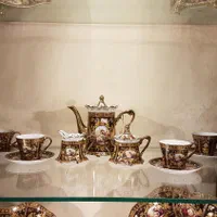 سرویس چایخوری عصرانه خوری وارداتی لمونژ قسطی