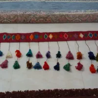 سرپرده گلیم پشمی