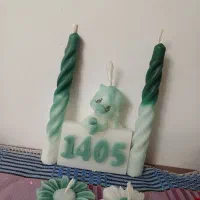 شمع نماد سال در رنگ های دلخواد