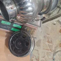 سماور گازی قدیمی برنجی قدیمی|سماور، چای‌ساز، قهوه‌ساز|خمینی‌شهر, |دیوار