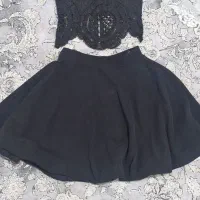 تاپ دامن مشکی