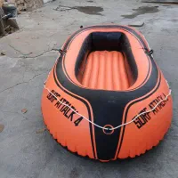 قایق بادی ۴نفره ۳۲۰کیلوگرم با پارو وپمپ برقی Intex|غواصی و ورزش‌های آبی|صحنه, |دیوار