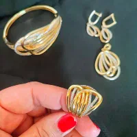 ست کامل اکسسوری (دستبند گردنبند گوشواره انگشتر)