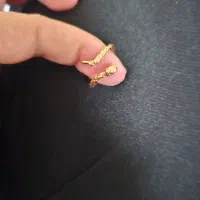 انگشتر طلا طرح مار بسیار شیک