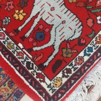 جفت قالیچه متصل بهم دستباف|فرش|دورود, |دیوار
