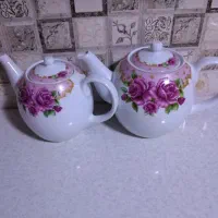 قوری چینی بزرگ و متوسط