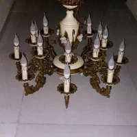 لوستر ۸ شاخه ۱۶ شعله برند نور سازان|لوستر و چراغ آویز|تهران, فردوس|دیوار