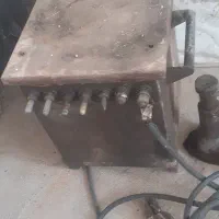 دوعدد موتور جوش ردیف روغنی بزرگ وه کوچک خشک