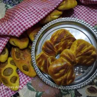 نان و لقمه های  شکلاتی کاراملی