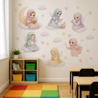 برچسب دیواری نمازخونه اتاق نی نی