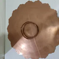 دیوارکوب مسی قلم کاری|صنایع دستی و سایر لوازم تزئینی|تهران, افسریه جنوبی|دیوار