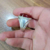 انگشتر عقیق سرخ یمن دستساز|جواهرات|میبد, |دیوار