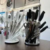 سرویس چاقو تمام استیل و رنگ بندی کارد و ساطور