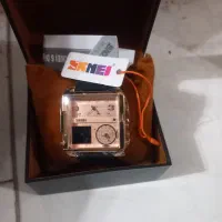 ساعت اسکمی بند چرمی