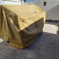 چادر برزنت دارای چارچوب فلزی