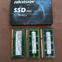 هارد ۲۵۶ گیگ ssd به همراه ۳ تا رم