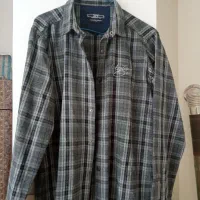 دوتا پیراهن ضخیم سایز طوسی مدیوم رنگ کرم لارج