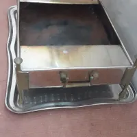 منقل قدیمی پایه برنجی باسینی