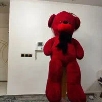 عروسک خرس قرمز ولنتاین دومتری